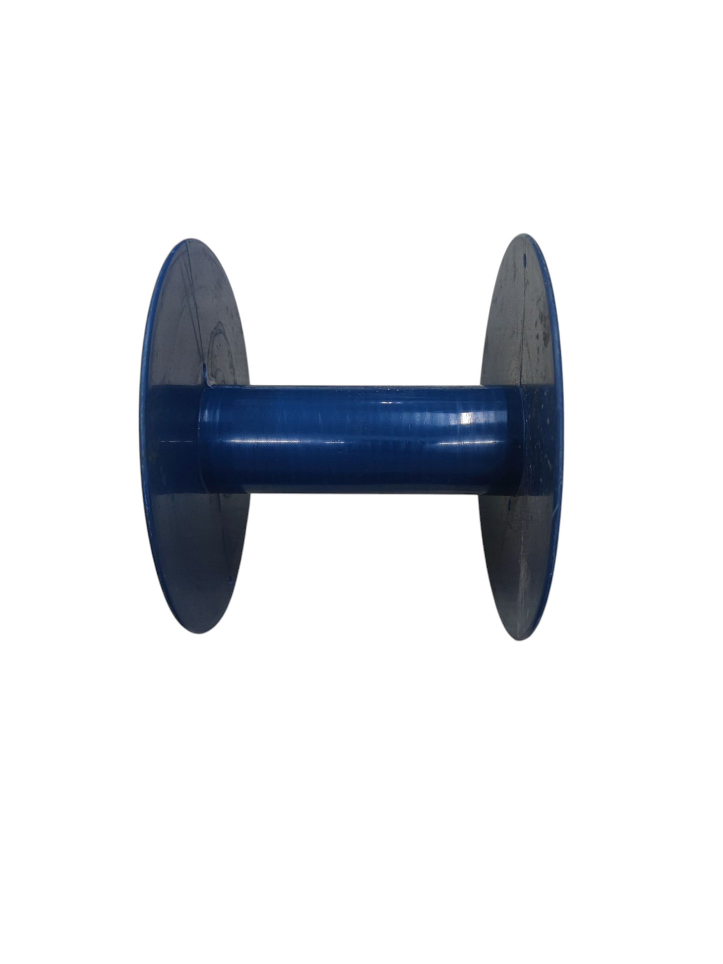 14cm cable storage spool in blue for organizing and managing cords and cables