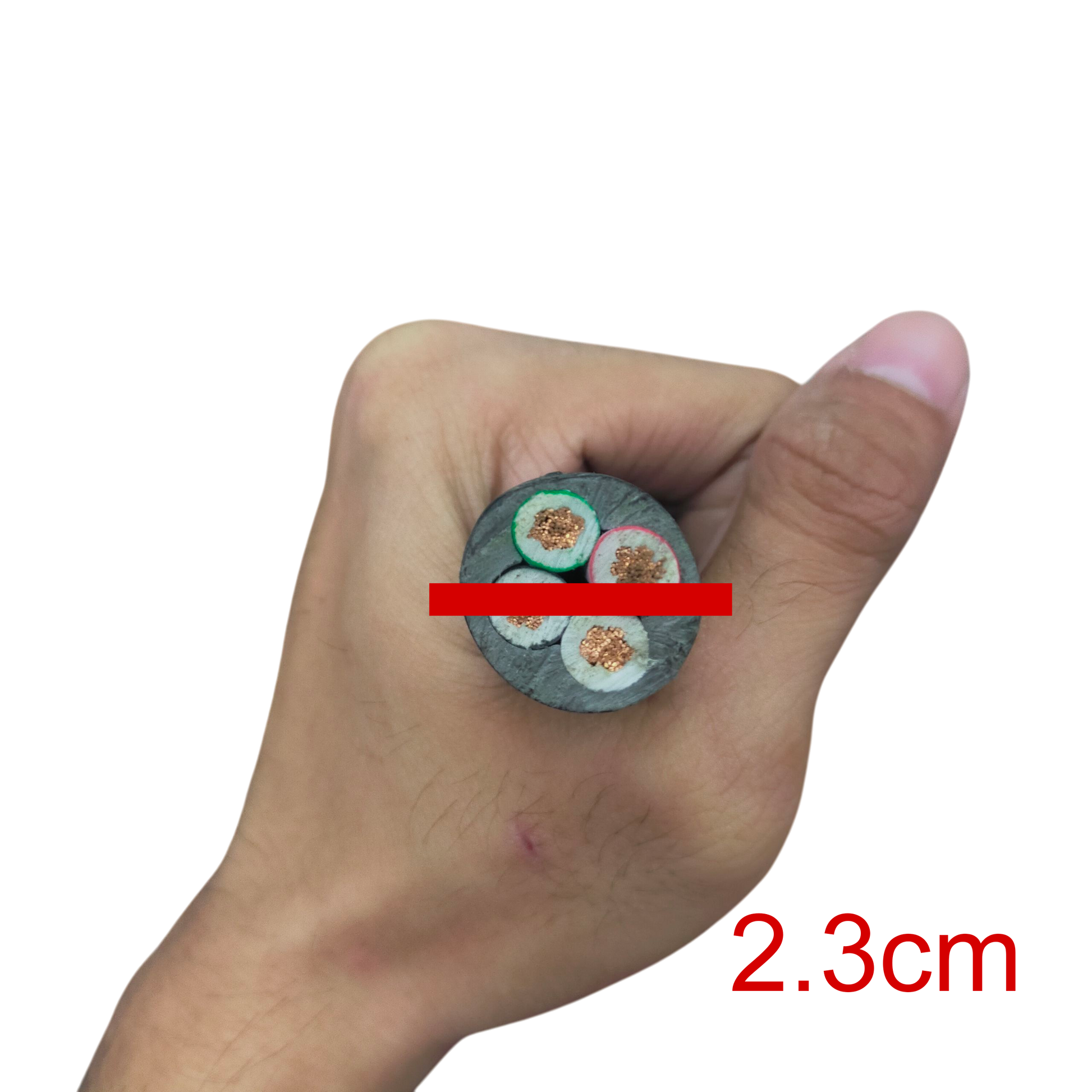 14mm 4 core royal cord - 1 Roll shown with hand for size reference