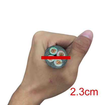 14mm 4 core royal cord - 1 Roll shown with hand for size reference