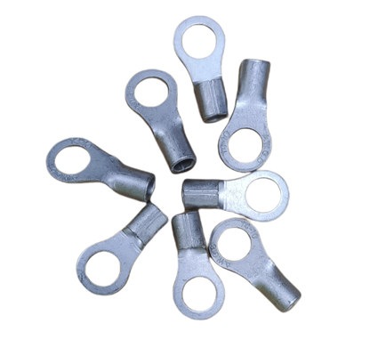 Set of 14mm ring terminal lugs for secure electrical connections in various applications