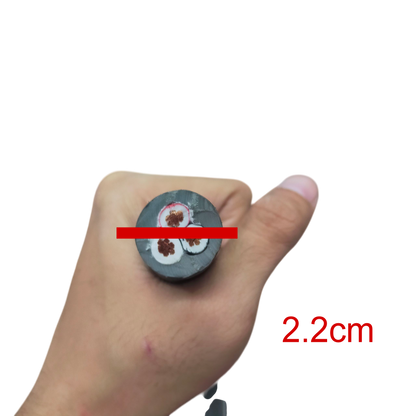 14mm Royal Cord AWG 6 3C - 5 Meters with Three Conductors in Hand for Easy Handling