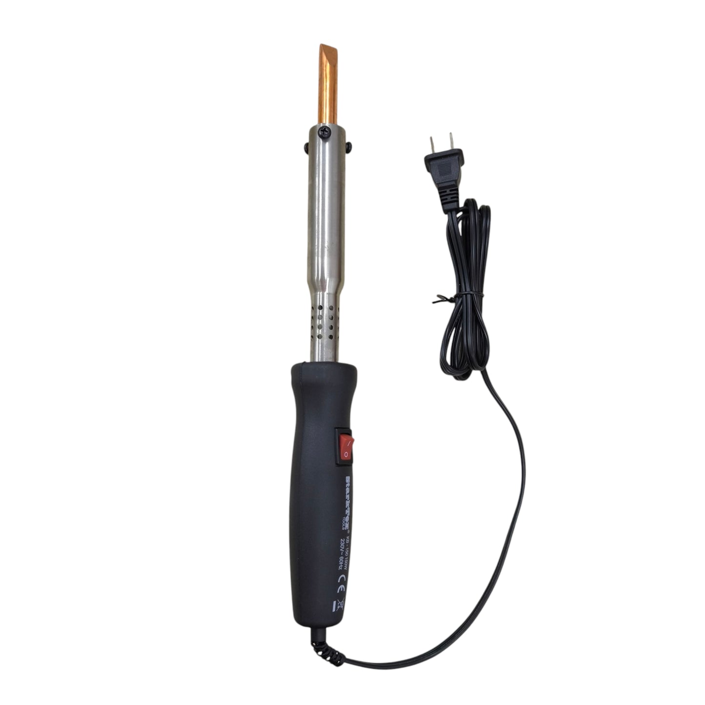 Starktex 150W Soldering Iron 220V with black ergonomic handle and attached power cord