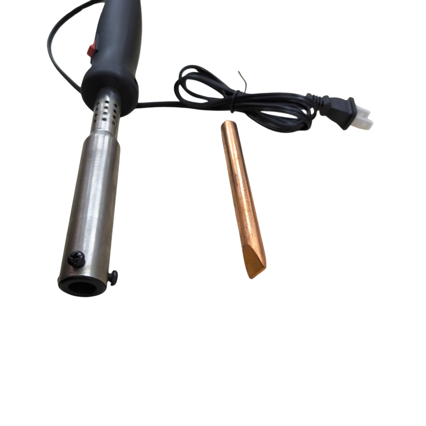 Starktex 150W Soldering Iron 220V with black handle and detachable copper tip for precise soldering