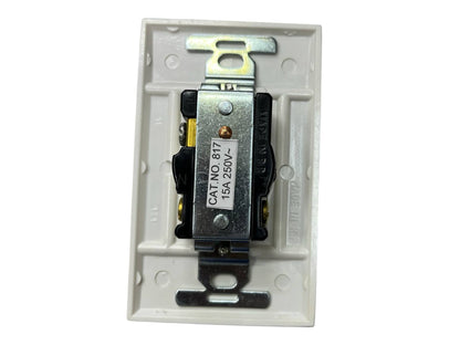Eagle 15a 250v electrical outlet white with a durable design for reliable power connections