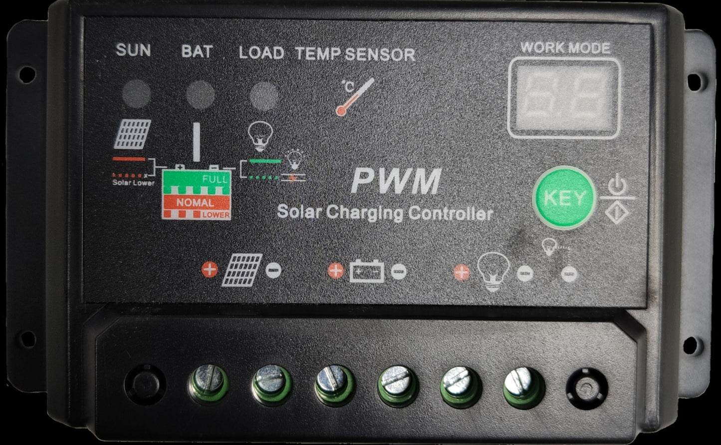 ZwitseRise 15A Solar Charge Controller with LCD Display and Multiple Connection Options
