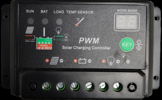 ZwitseRise 15A Solar Charge Controller with LCD Display and Multiple Connection Options