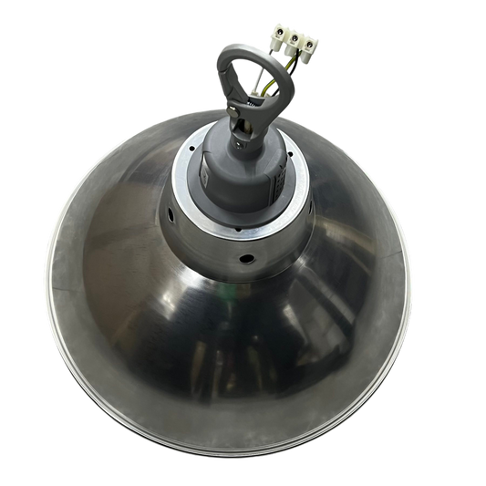 16 inch aluminum reflector E27 lighting fixture with metal mounting and wiring connector