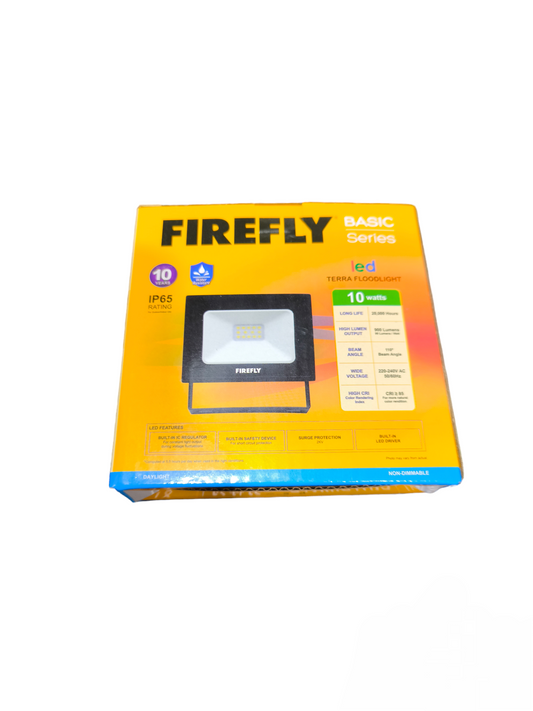 Firefly 10W LED Flood Light 220V Daylight 6500K EFL88010DL