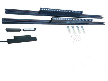 ILLUMIQ TERRA Magnetic Track Light 2 Meters 26mm with 4pcs 12W LED Rotary Grille Track Light 220V Cool White 4000K