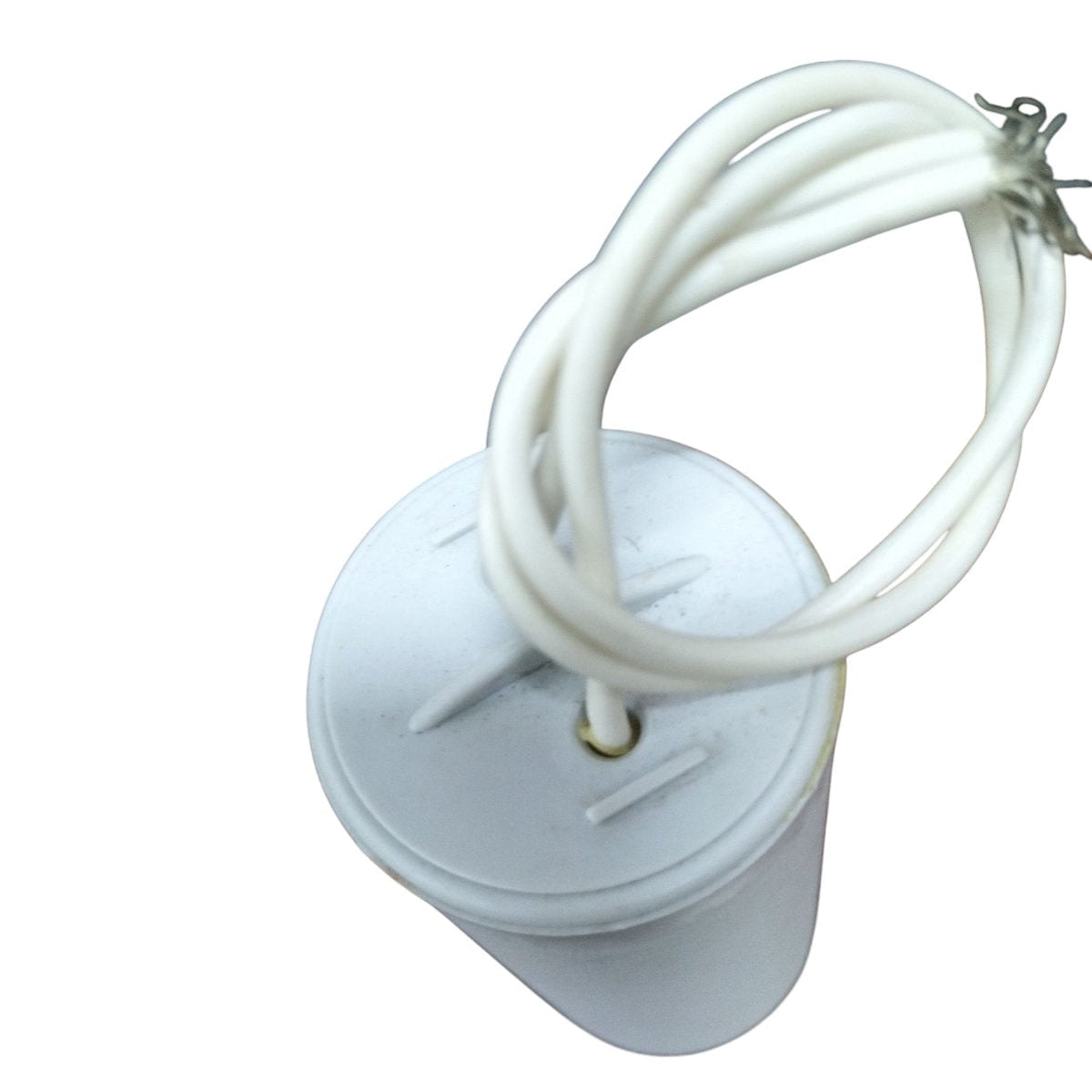 16MFD 250V AC Running Capacitor with Wires for Electrical Circuit Applications
