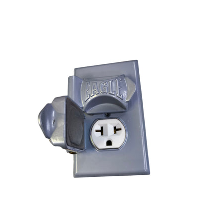 Eagle 2 Gang Weatherproof T-Slot Outlet 15A 250V CATS999 877-IC