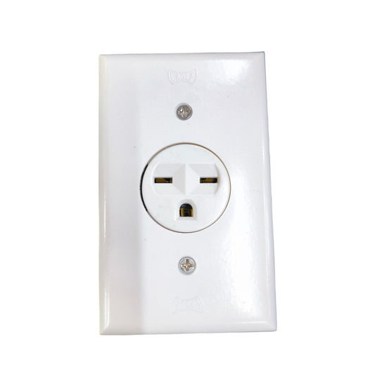 Eagle 1 Gang Tandem Outlet with Plate Cover 816-C 1131C
