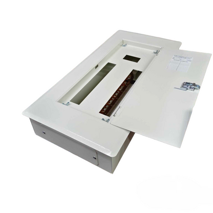 Koten 18 Branches 2 Pole Miniature KTM1 electrical distribution panel with open white metal door