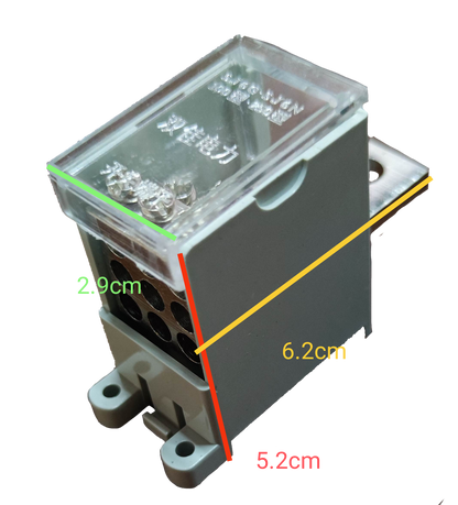 Denko Terminal Lugs 1 to 9 Terminals to Mechanical Lugs 250A 1/9