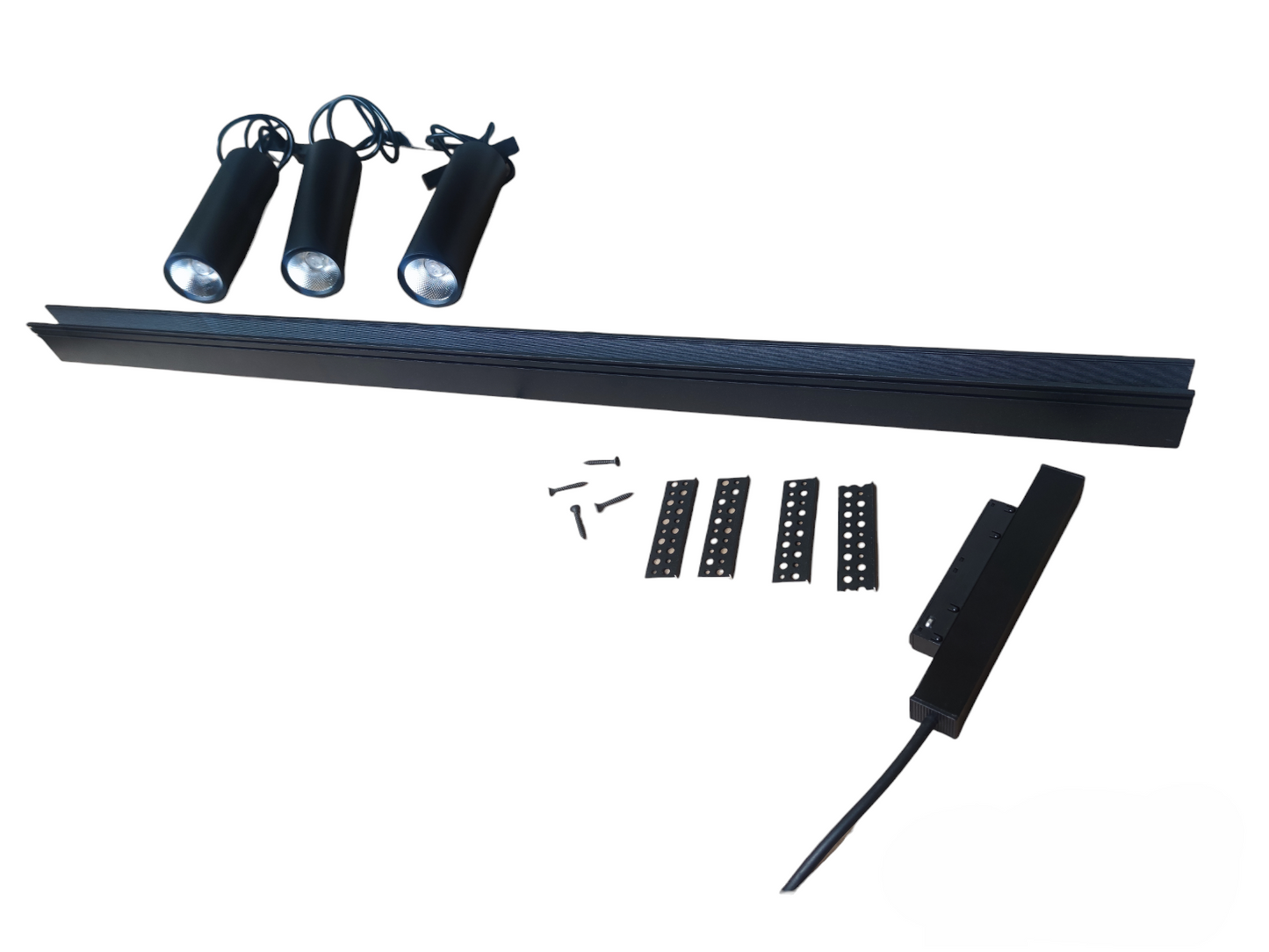 Magnetic Track Light 1 Meter 50mm with 3pcs 6W LED Pendant Track Light 220V Warm White 3000K ( ILLUMIQ TERRA)