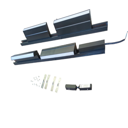 Magnetic Track Light 2 Meters 26mm with 4pcs 18W LED Foldable Flood Track Light 220V Daylight 6500K ( ILLUMIQ TERRA)