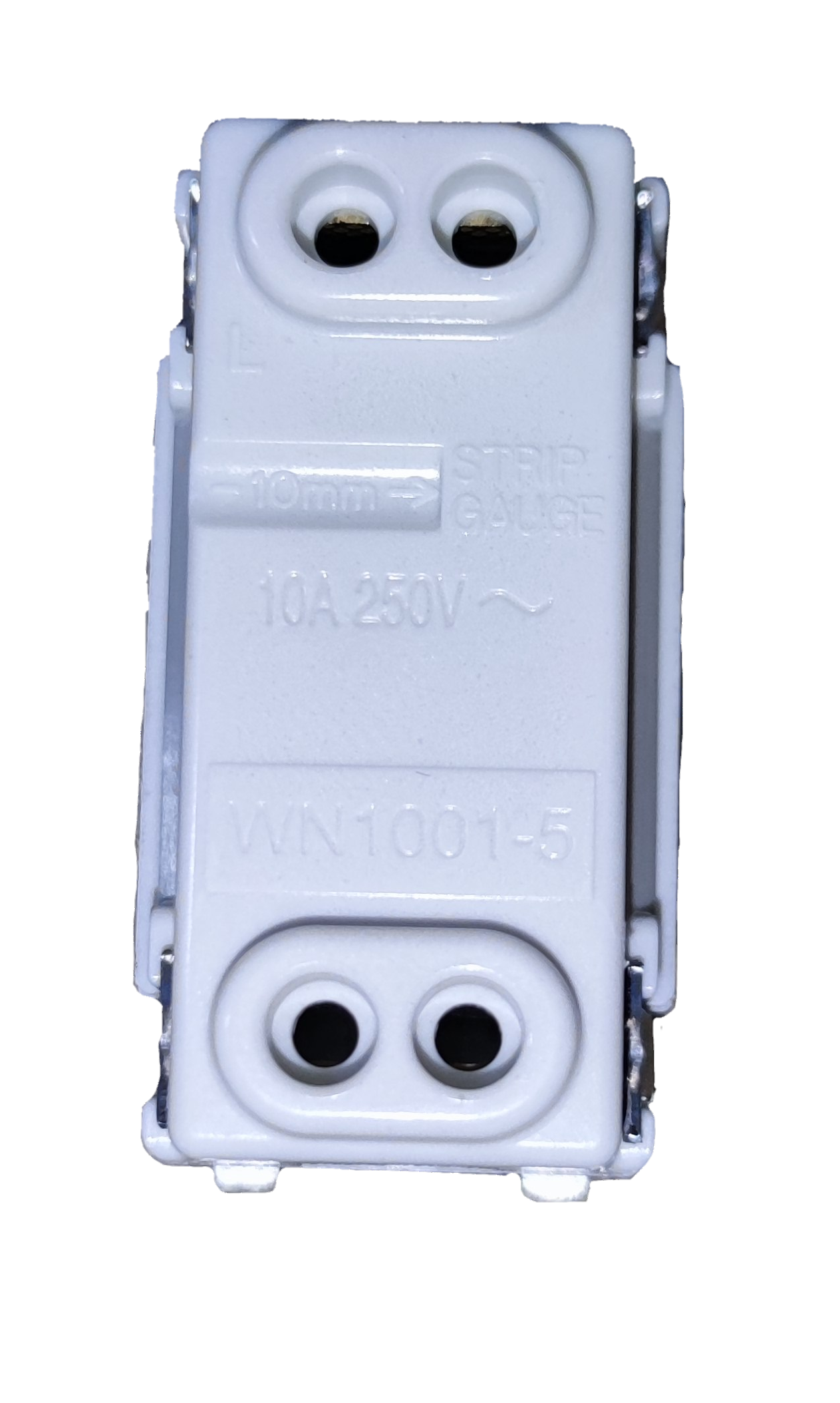 Panasonic Flat Pin Outlet Receptacle 10A 250V, Flat Pin Outlet Device Full Color Series, Flat Pin Receptacle Full Color Series WN1001-5