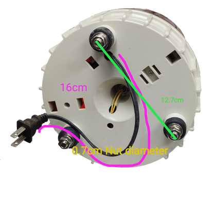 Revolving Lights Green 220V 40W Big, Warning Light 220V Emergency Warning Light