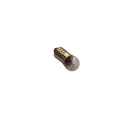 Small light bulb on a white background 1W Indicator Bulb 3.8V E10 Pilot Lamp or Flashlight Bulb Electx Electrical Supply