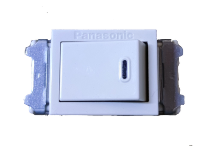 Panasonic 1 Way Switch Device Classic, 1 Way Switch "B" Single Pole Device Classic Series 16A 250V (10PCS)