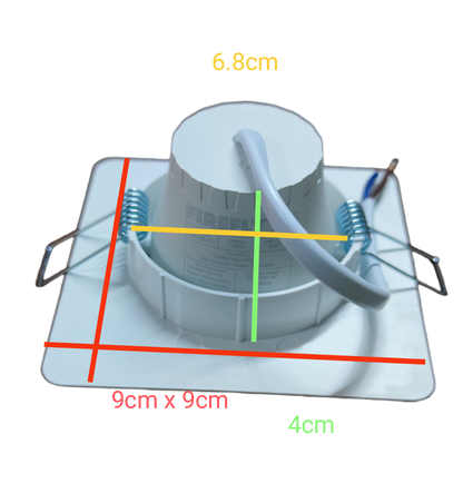 Firefly 4W LED Downlight Tiltable Tri Color 220V EDL1504TC