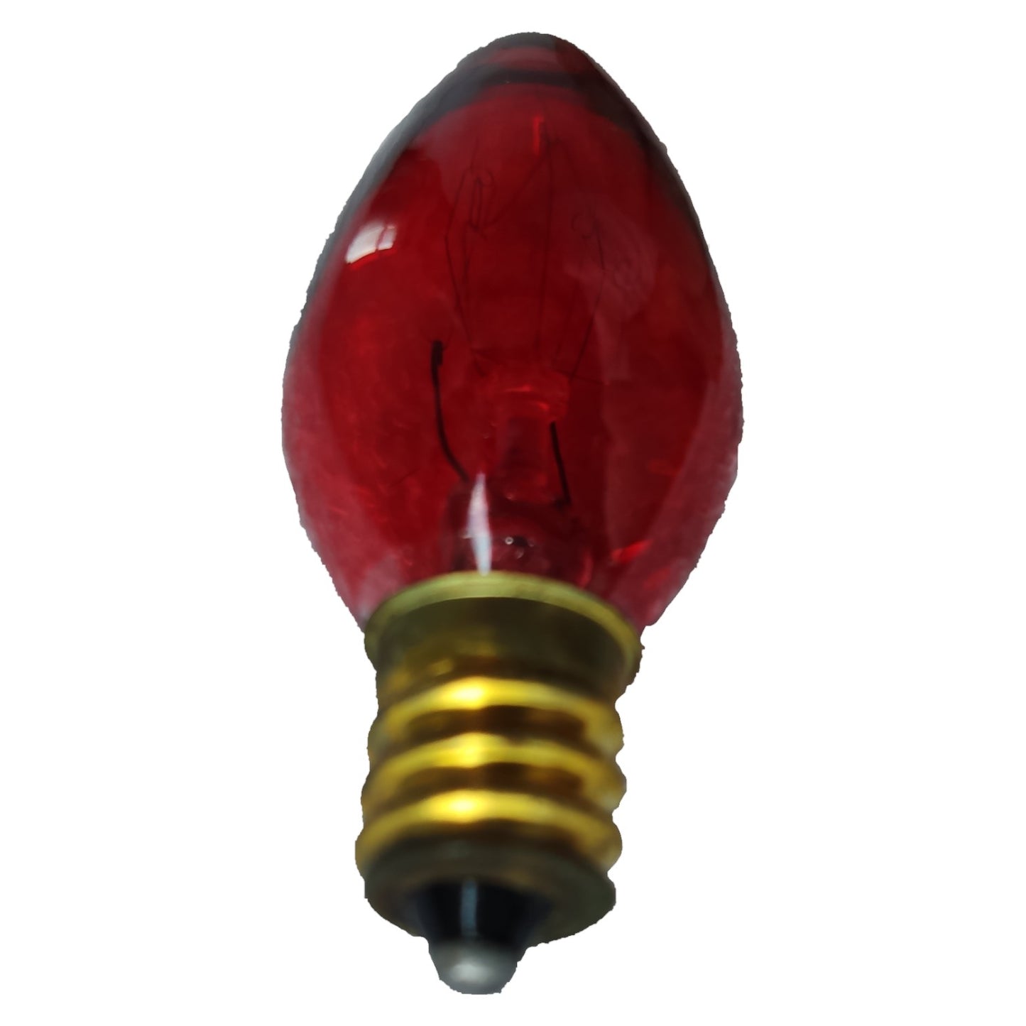 Pollux 5W Pilot Light E12 220V C7 1/2 Small Candle Shape Bulb Clear Tint Color Available in Clear, Green, Red, Blue and Yellow