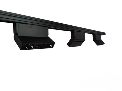 ILLUMIQ TERRA Magnetic Track Light 1 Meter 26mm with 3pcs 6W LED Foldable Grille Track Light Warm White 3000K 220V