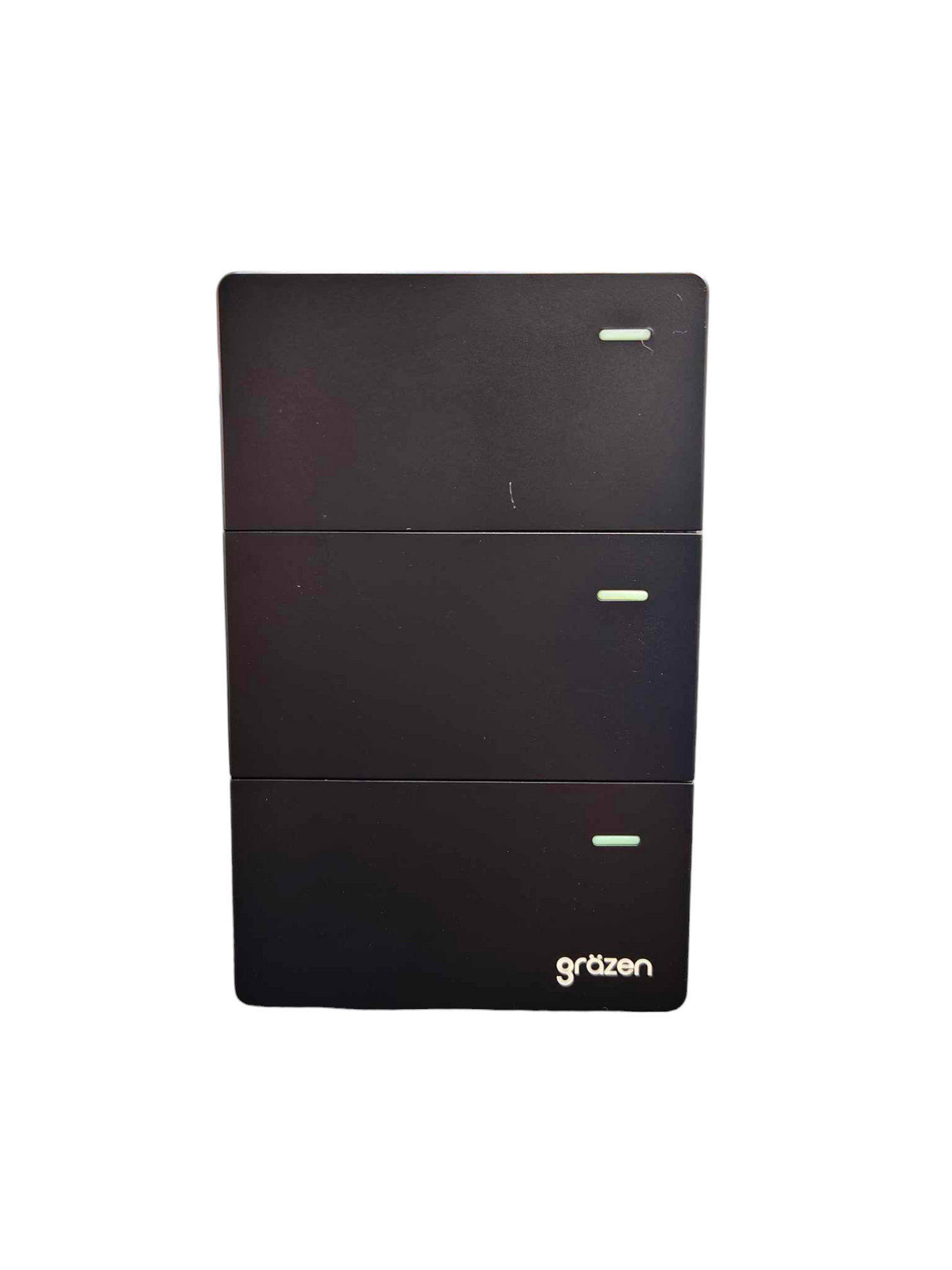 Grazen 3 Gang 1 Way Switch 16A 220V GW-005 Available Black , White, Grey and White