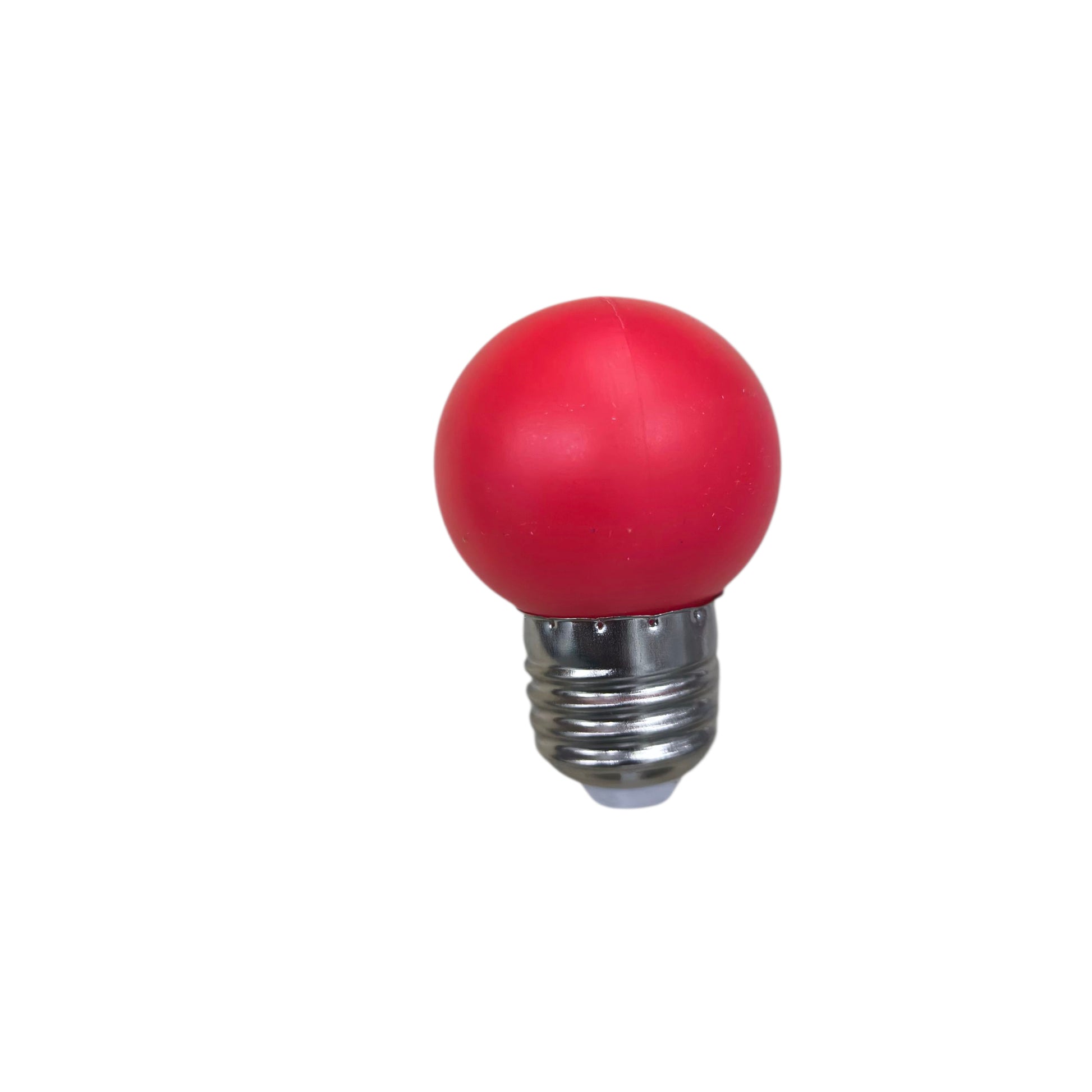 1W red LED ping pong bulb E27 ideal for festive decorations and ambient lighting
