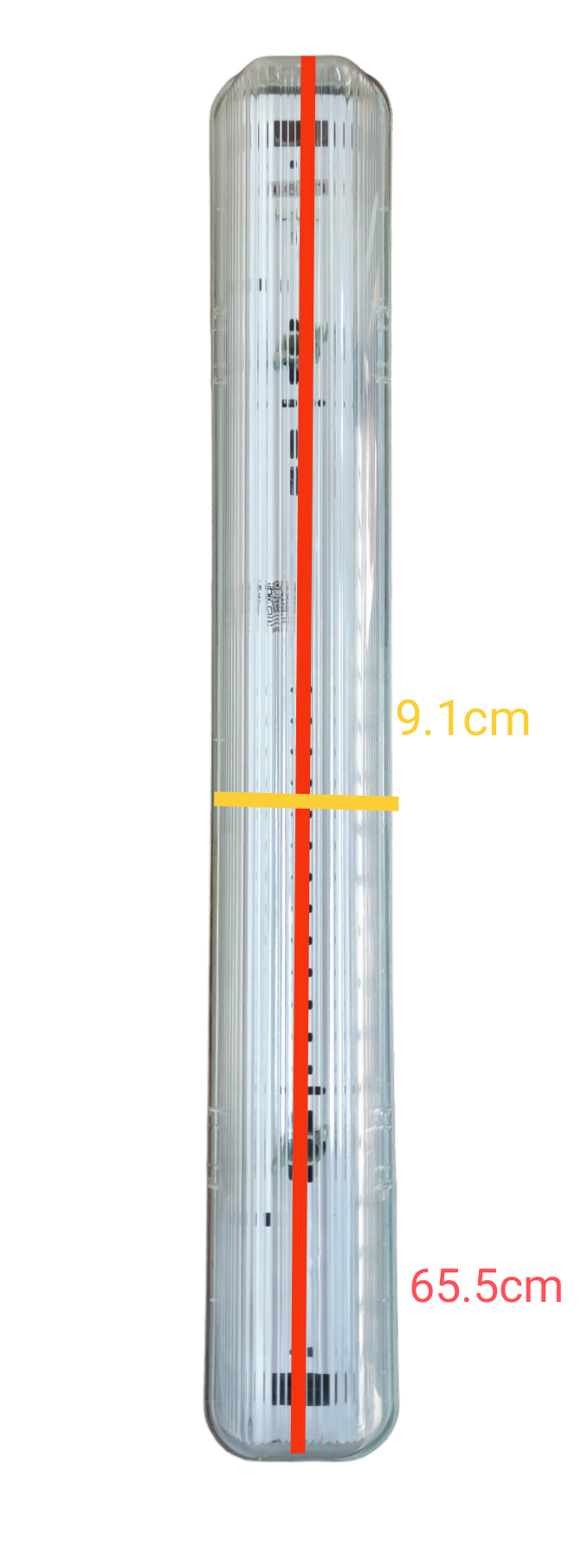 Opple 1x8W T8 fluorescent tube fixture with a sleek design for efficient lighting installation