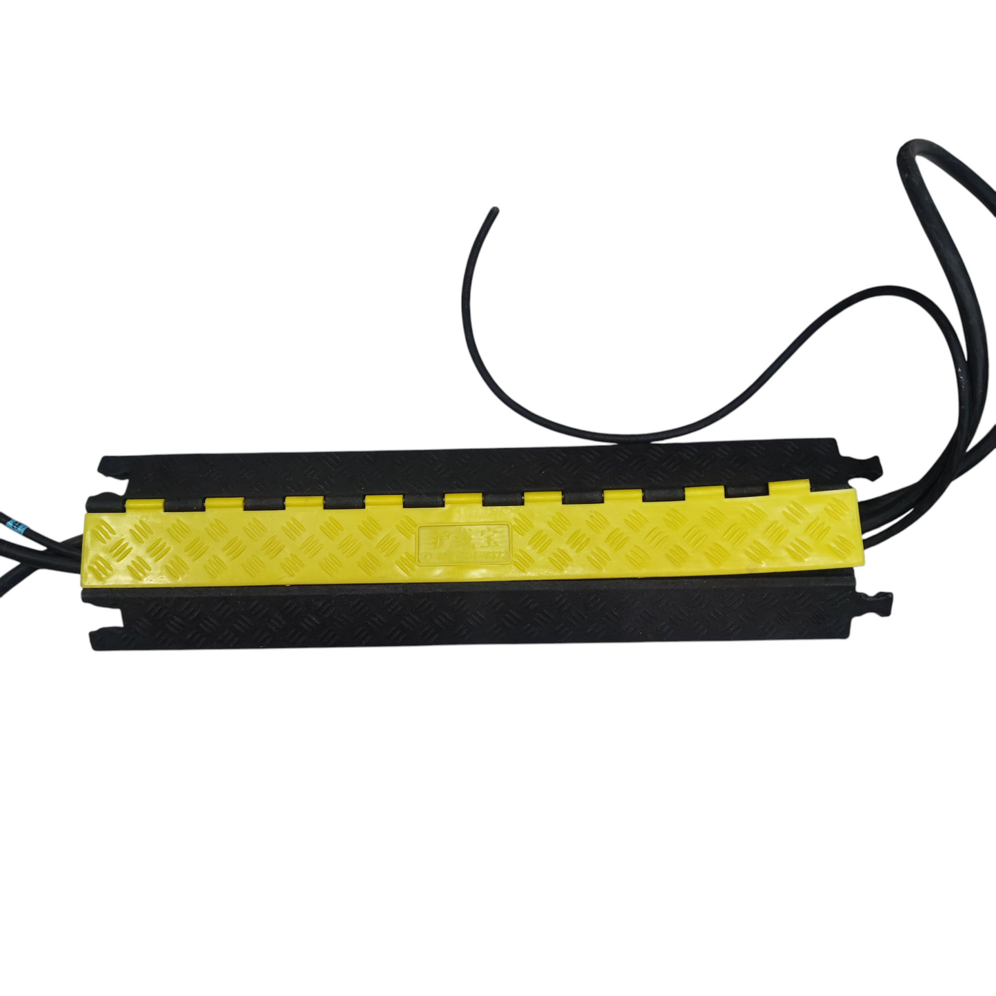 Grippes 2 channel cable ramp protector for safe cable management in high-traffic areas