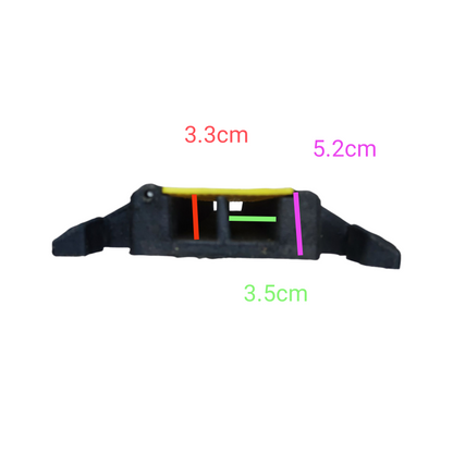 Grippes 2 channel cable ramp protector with durable design for safe cable management in high-traffic areas