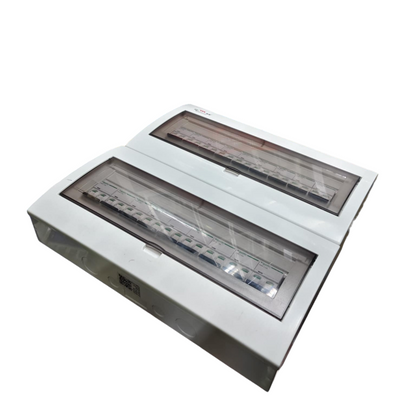 Schneider & ZY 2 pole 17 branch MCB panel with a sleek design for efficient electrical distribution
