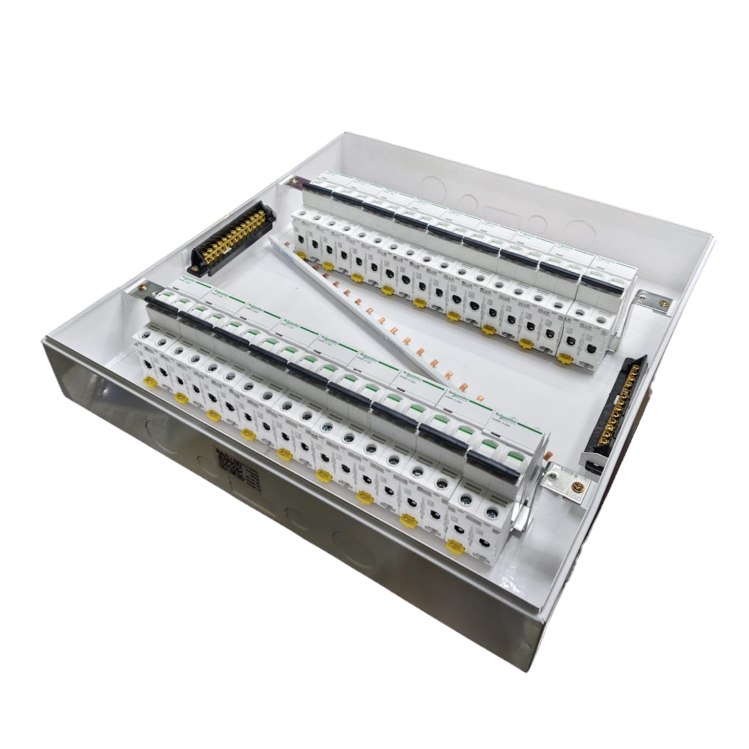 Schneider & ZY 2 pole 17 branch MCB panel for efficient electrical circuit management