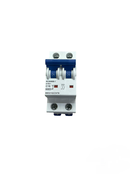 Panasonic 2 pole 220V MCB with indicator for reliable electrical circuit protection