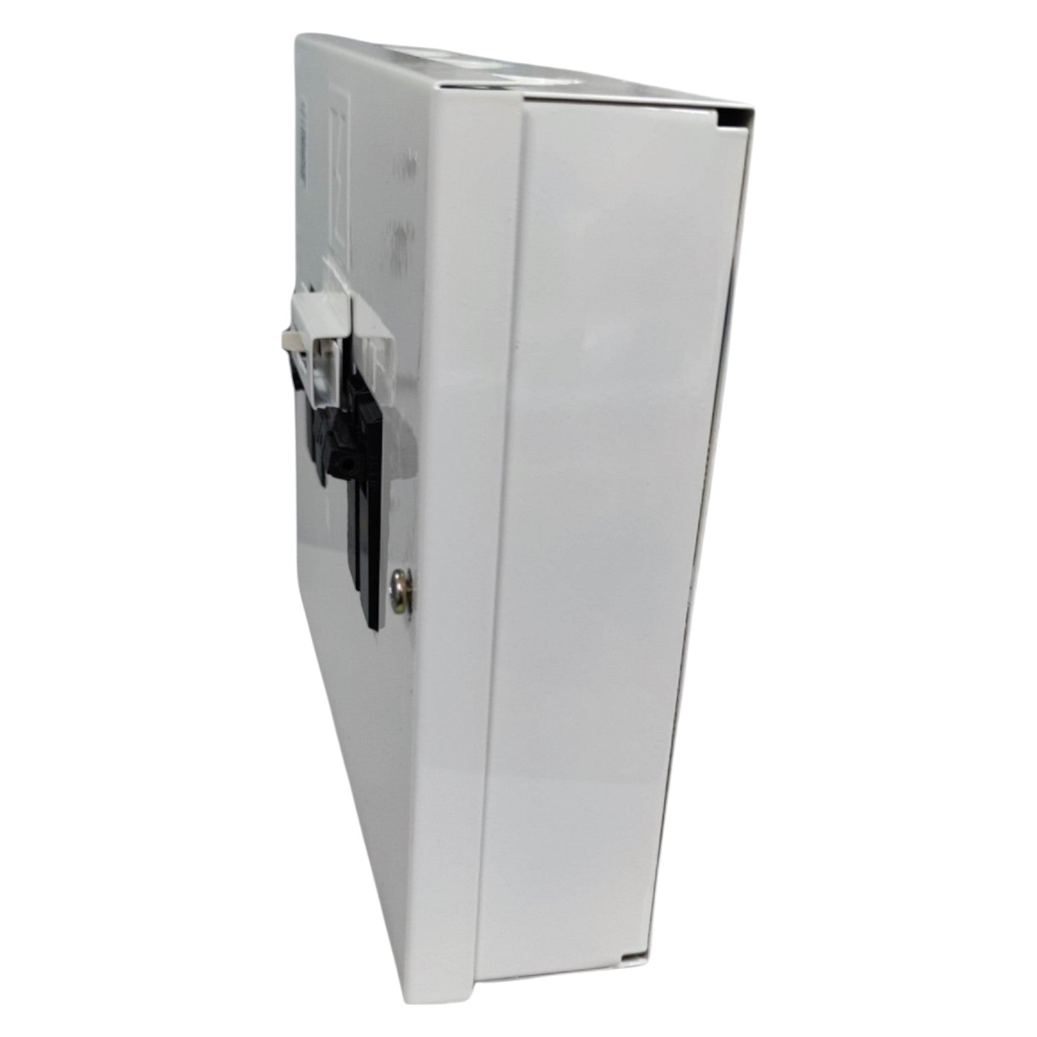GE and Koten 2 pole single phase transfer switch with a durable white housing for electrical circuit applications
