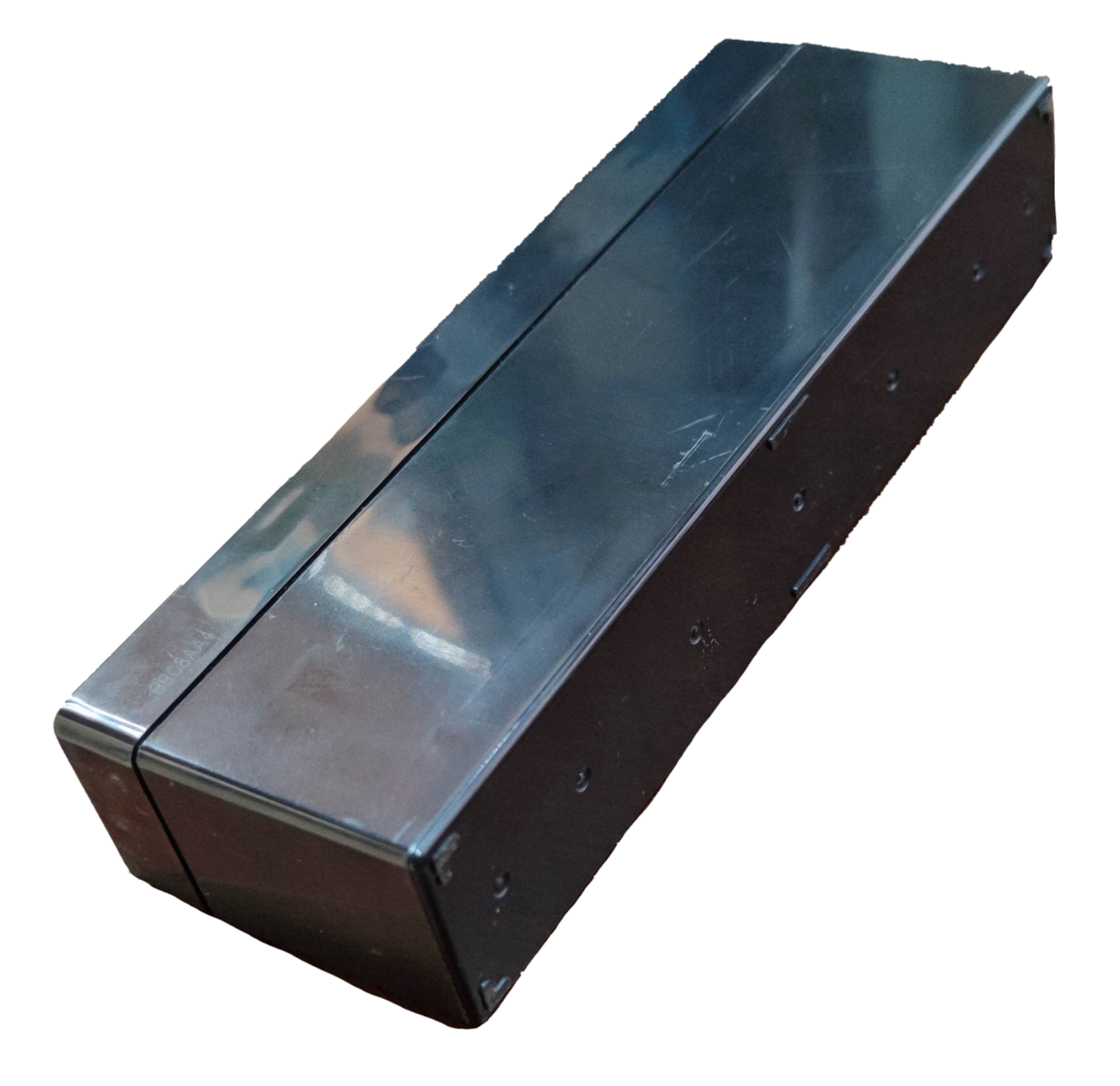 2.4AH rechargeable battery for electronics in black rectangular casing from China vendor