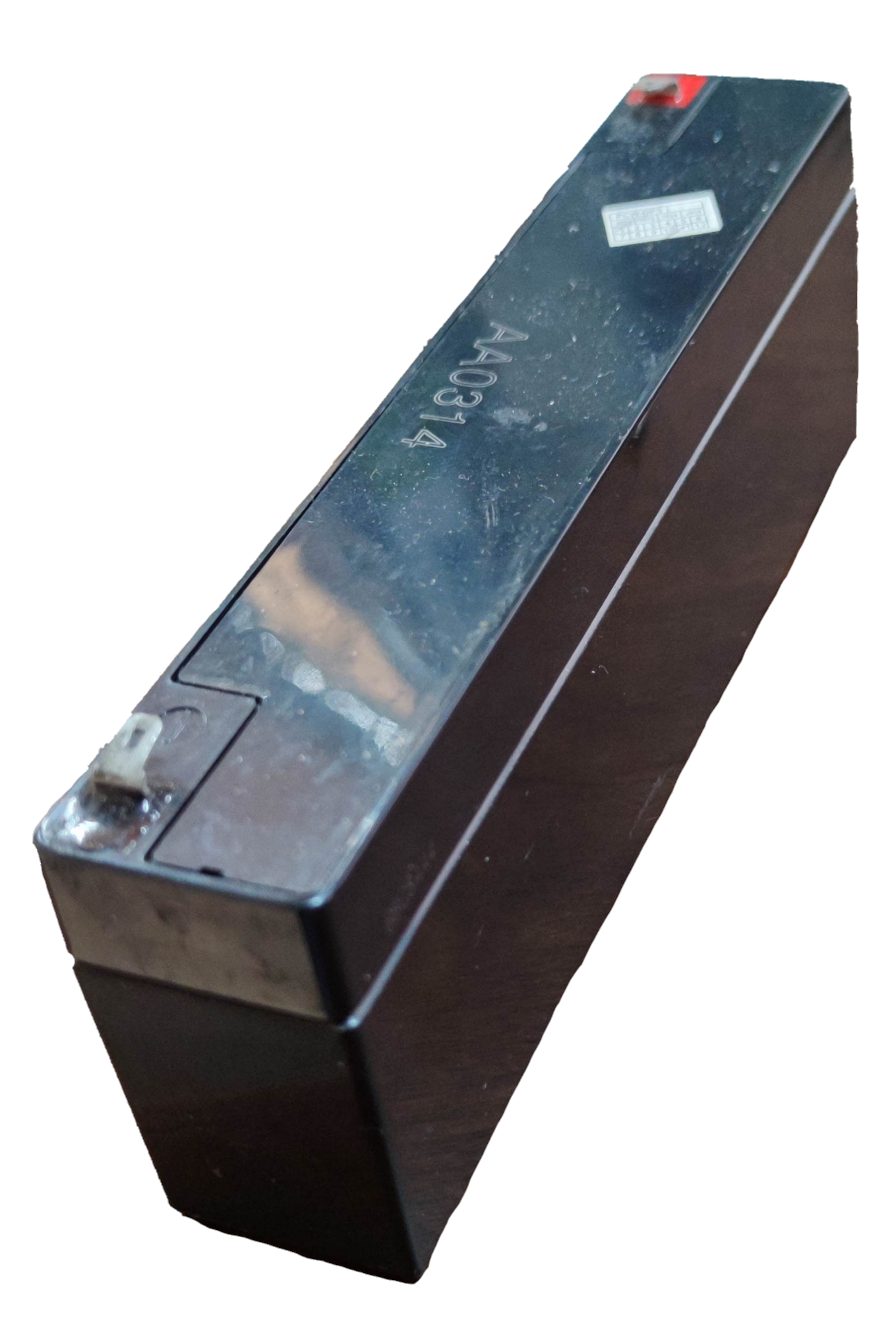 Black 2.4AH rechargeable battery for electronics with rectangular shape from China