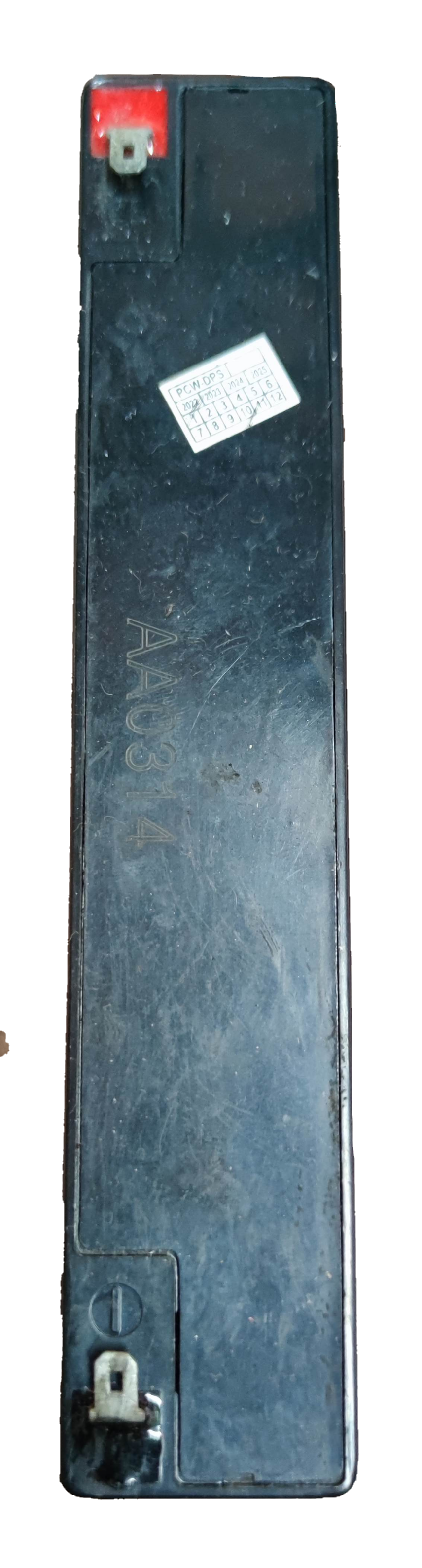 2.4AH rechargeable battery for electronics long rectangular black battery with terminals