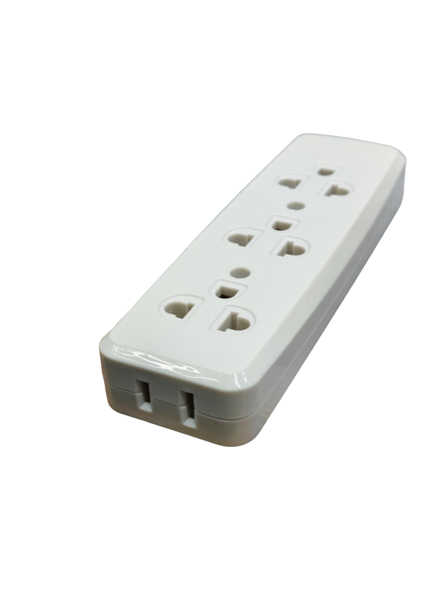 Royu 3 Gang Universal Outlet with 1 Gang Flat Pin Outlet 250V 10A REDOU503