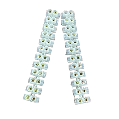 Grippes 20A 12 Pairs PVC Terminal Block for secure electrical connections and easy installations