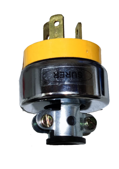 Surer 20A 125V Range Plug Type I 332 with yellow and silver body power plug for electrical connections