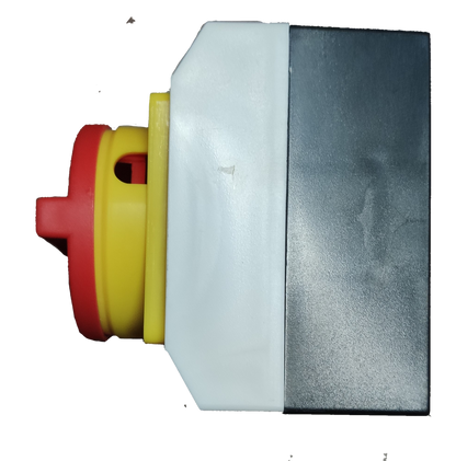 Grippes 20A 3 Pole isolator switch 220v in white and yellow design for electrical control