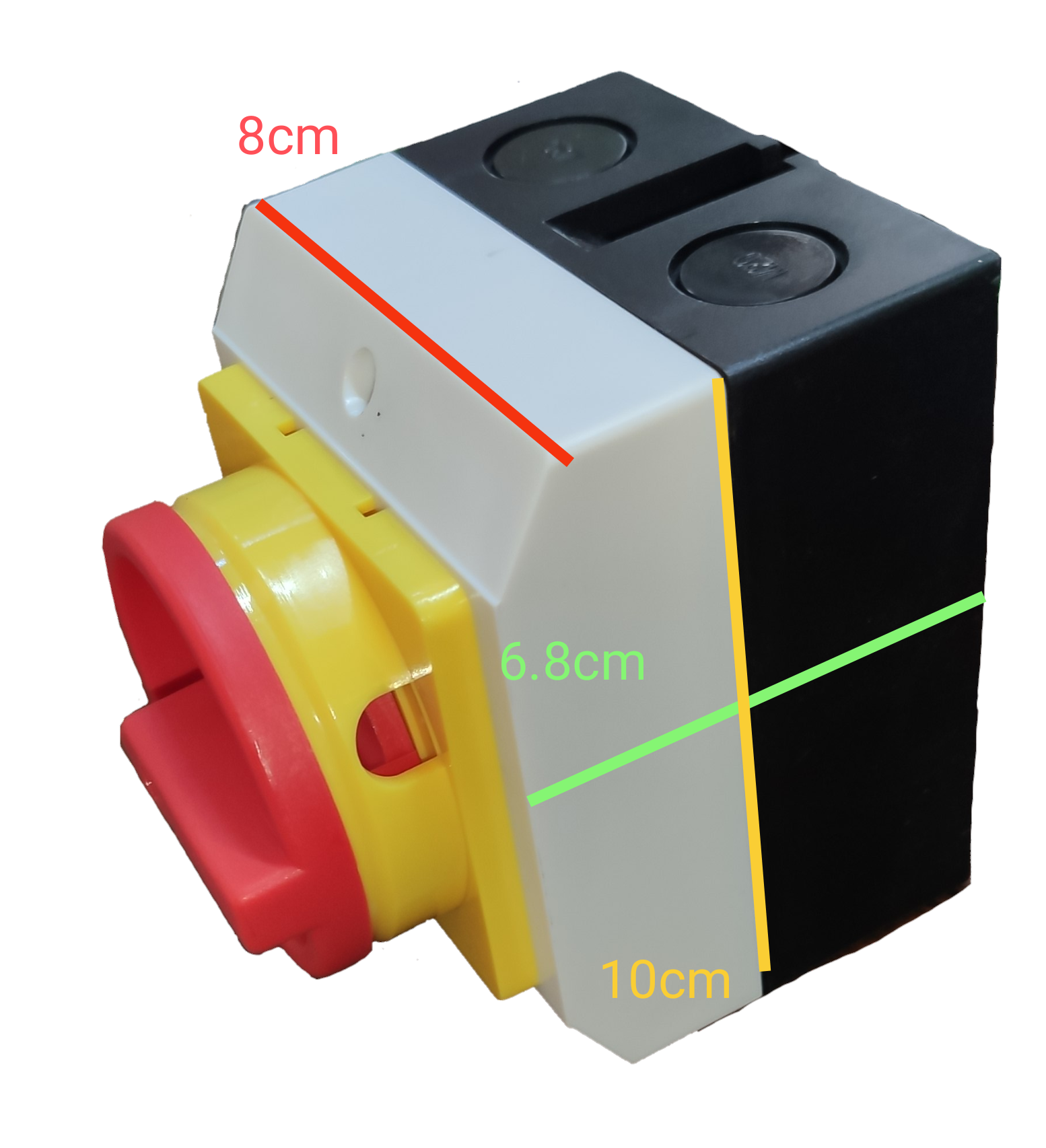 Grippes 20A 3 Pole isolator switch 220v with a durable design for reliable electrical isolation