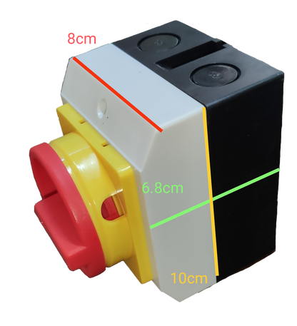 Grippes 20A 3 Pole isolator switch 220v with a durable design for reliable electrical isolation