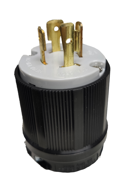 Grippes 20A twist lock plug NEMA L15-20 with durable design for secure connections