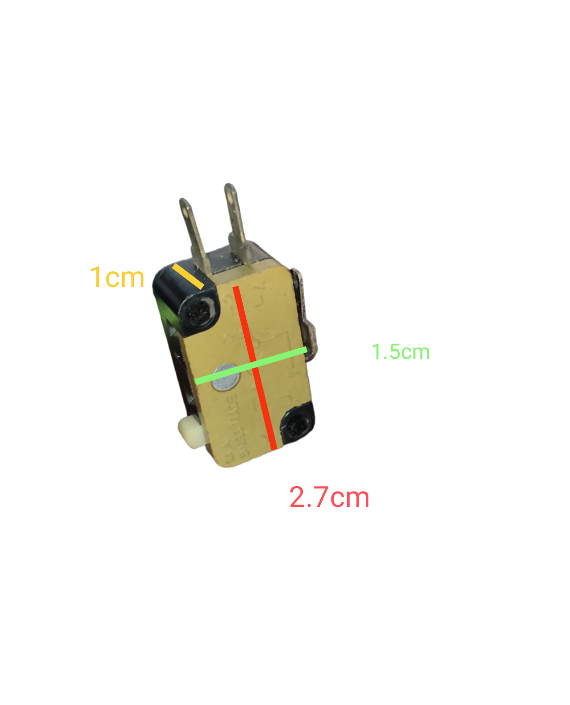 Mitac Microswitch 1NO 1NC 6A 250V