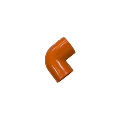 Undex orange 90-degree elbow pipe fitting for pipes and hoses accessories