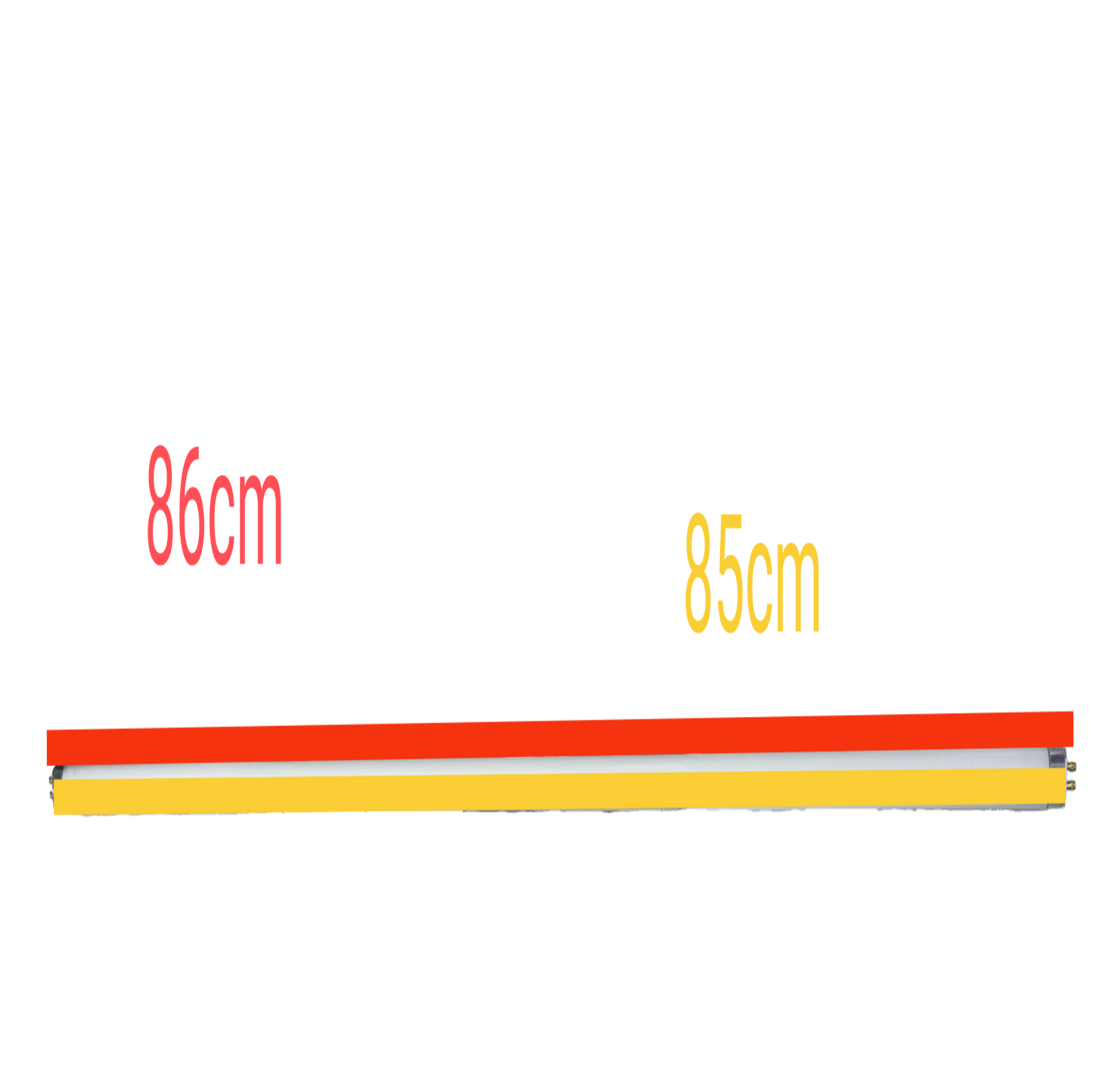 Tokina 21W T5 fluorescent daylight bulb showcasing its length and design for optimal lighting