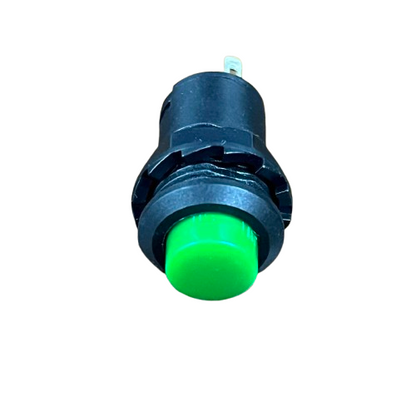 220V Green Push Lock Normally Open Switch with Durable Design for Easy Operation